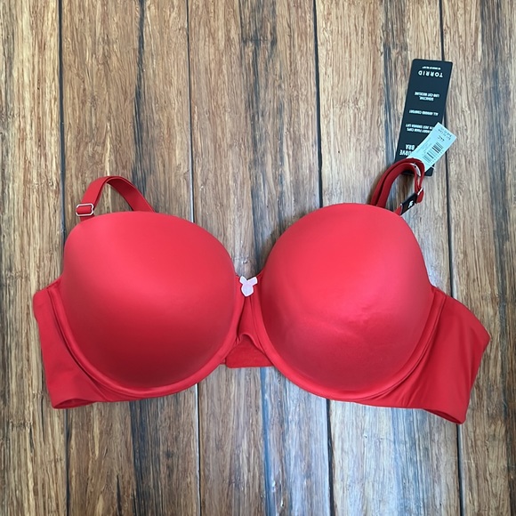 🆕 NWT - lightly lined & back smoothing t-shirt demi bra. 🔥 - Picture 6 of 7